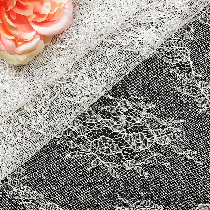 Lace Trim Dress Wave Polyester Lace Fabric for Women's Wear Wholesale 4